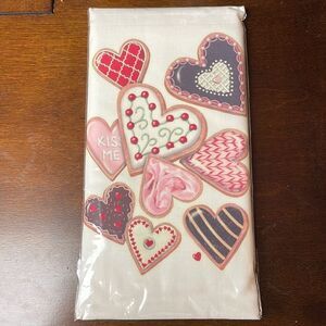 Mary Lake-Thompson Valentine Cookies Flour Sack Kitchen Towel